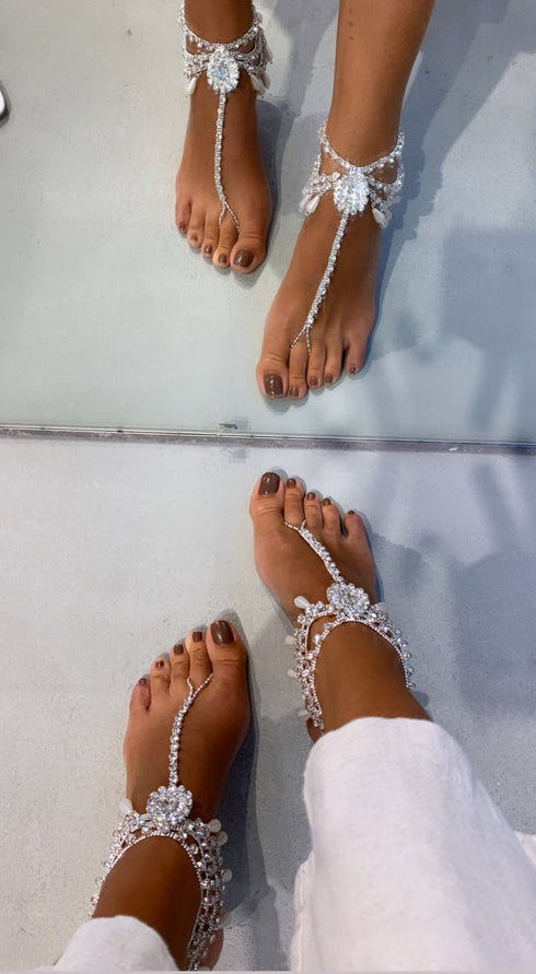 İNCİ TAŞLI AYAK ŞAHMERANI